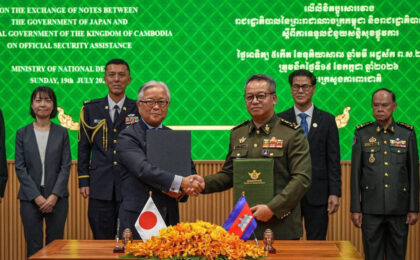 កម្ពុជាទទួលនាវាល្បាតពីជប៉ុន រីឯថៃទទួលឧបករណ៍សង្គ្រោះក្រោមកម្មវិធី OSA