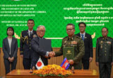 ជប៉ុនផ្ដល់ជំនួយសន្តិសុខប្រមាណ៣លានដុល្លារ ដល់កងទ័ពកម្ពុជា