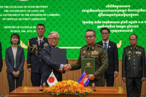 ជប៉ុនផ្ដល់ជំនួយសន្តិសុខប្រមាណ៣លានដុល្លារ ដល់កងទ័ពកម្ពុជា